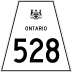 Highway 528 marker