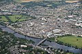 The South Inch is on the left in this aerial view of the city