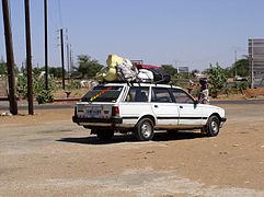 Peugeot 505 familiar en Senegal, África