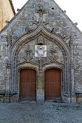 The doors of the Church of Saint-Golven, in Taupont