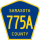 County Road 775A marker