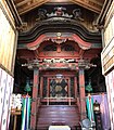 富士吉田市　漣神社　本殿　一間社入母屋造　向拝唐破風付　宝歴12年(1762年)　棟梁、萱沼弥左衛門