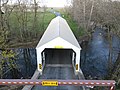 Approach view of bridge from the air