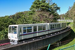 山口線を走行する8500系 （2021年10月 西武球場前駅 - 西武園ゆうえんち駅間）