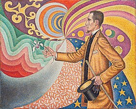 Paul Signac, Portrait de Félix Fénéon (1890), New York, Museum of Modern Art.