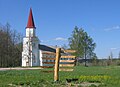 Lutheran church in Skujene village