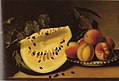 Still Life with Watermelon and Peaches