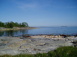 Skärgårdslandskap nära ön Fejan.