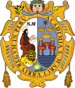 Escudo de la Universidad Nacional Mayor de San Marcos, Lima (Perú).