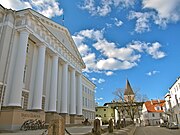 タルトゥはエストニアの文化と教育の都市。写真はタルトゥ大学。
