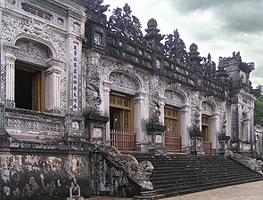 Façade du palais Khai Thanh.