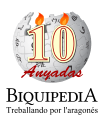 Tenth anniversary of the Aragonese Wikipedia (2014)