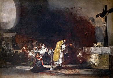 La Messe des relevailles Francisco de Goya