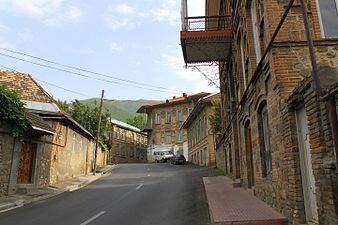 One of the old streets of Shaki