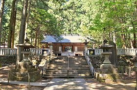 赤城神社拝殿正面