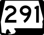 State Route 291 marker