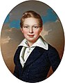 Portrait of Archduke Alexander of Austria (1825-1837) son of Archduke Joseph, Palatine of Hungary. Portrait from 1837