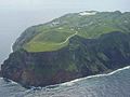 Aerial view of the island