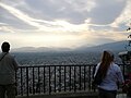 Atardecer en la ciudad de Salta visto desde la cima del cerro.