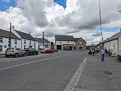 Ballitore Village Square as seen from the Mary Leadbeater House