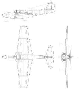 vue en plan de l’avion