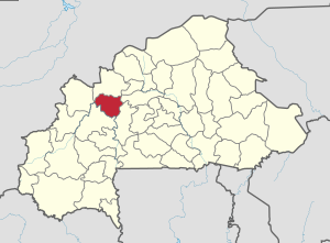 Location in Burkina Faso