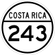 National Secondary Route 243 shield}}