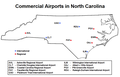 Image 9Commercial Airports in North Carolina (from Transportation in North Carolina)