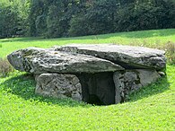 Cave aux Fées – von Norden gesehen