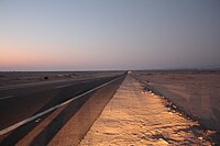 The Eastern Desert along the Hurghada-Safaga Road