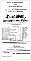 Erster "Theaterzettel" 1847