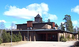 Grängesbergs kyrka i april 2003