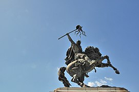 Monumento a Guillerme o Conquistador, en Falaise, Calvados