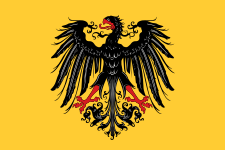 The banner of the Holy Roman Empire (15th century). The black, yellow and red colors reappeared first in 1848 and then in the 20th century in the German flag.