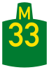 Metropolitan route M33 shield