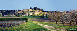 A general view of the village of Joucas