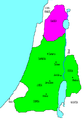 Hasmonean Kingdom in 104-103 BCE under Aristobulus I (after conquest of Galilee)