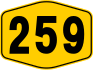 Federal Route 259 shield}}