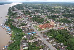 Manicoré town on the banks of the Madeira River