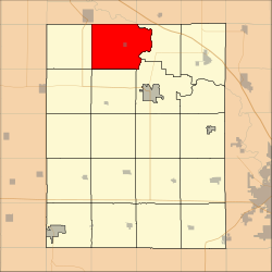 Location in Benton County