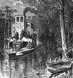 Marion Sternwheeler, Ocklawaha River Florida, 1873
