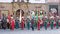 A modern Ottoman military band (mehter) troop
