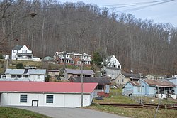 Houses east of the store