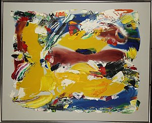 Passage, c. 1978, 57" × 70", oil on canvas