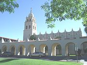 The Brophy College Chapel was built in 1928 and is located at 4701 N. Central Avenue. The Chapel was donated by Mrs. William Henry Brophy in memory of her husband. The Spanish Colonial chapel was built by the students of Brophy College. It was listed in the National Register of Historic Places on August 10, 1993, reference #93000747.
