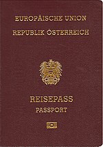 Miniatura para Pasaporte austriaco