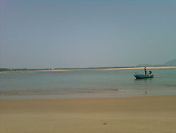 River Gosthani at Bheemili