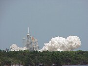 STS-100's engines ignite