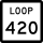State Highway Loop 420 marker