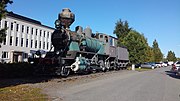VR Class Tk3 steam locomotive in the town of Kokkola in Central Ostrobothnia, Finland